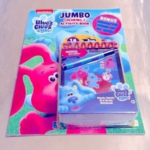 2 BLUE’S CLUES & You Handy Dandy Dry-Erase Notebook and Coloring & Activity Book